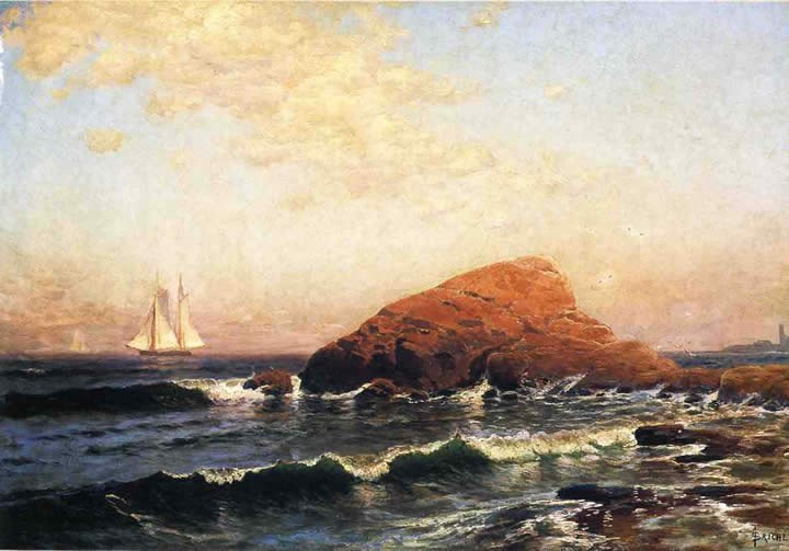 Alfred Thompson Bricher Little Bass Rock Narragansett RI